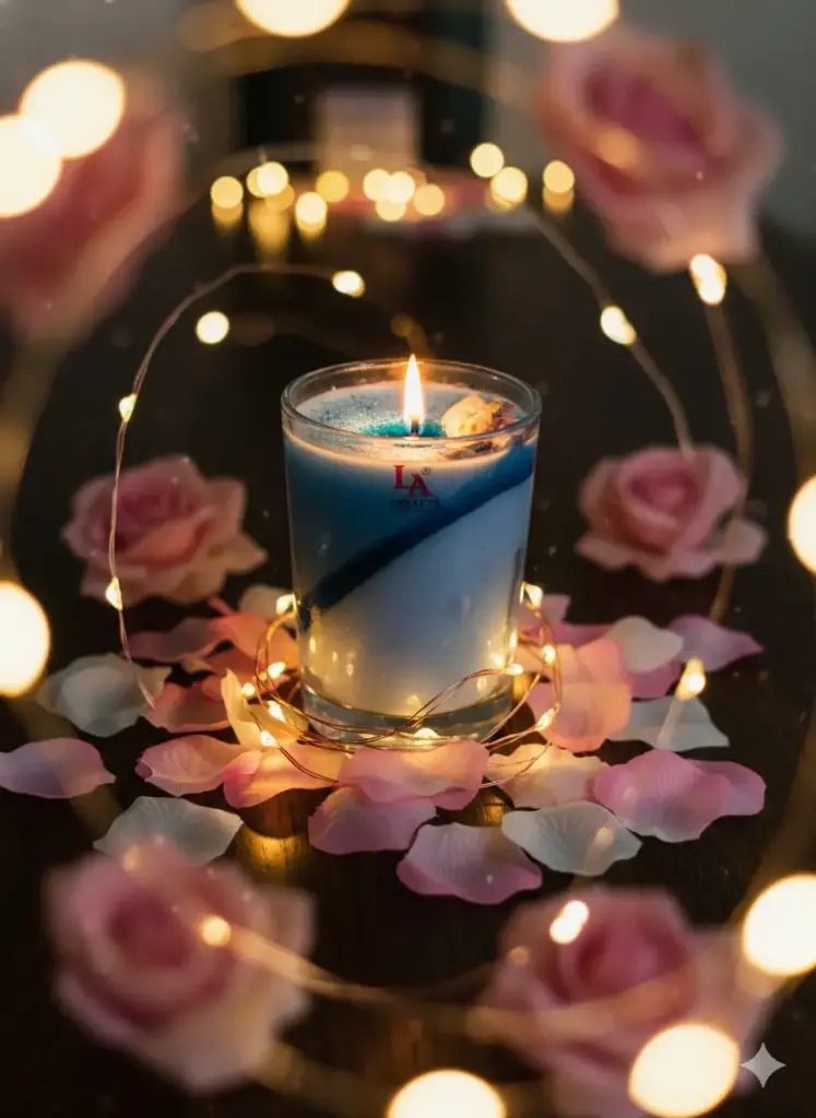 Soy + Gel Wax Jar Candle – Long-Lasting therapy, Hand-Poured in  Glass Jar – Gift for Women & Home Décor |  Decorative Candles for Wedding, Anniversary, Birthday return gifts, Valentine Day, Home Decoration & Special Events